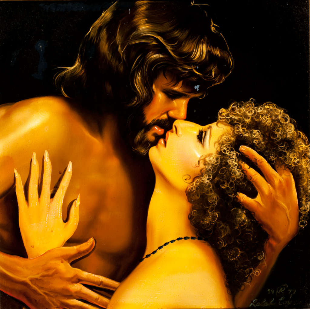 Kris Kristofferson and Barbra Streisand Oil