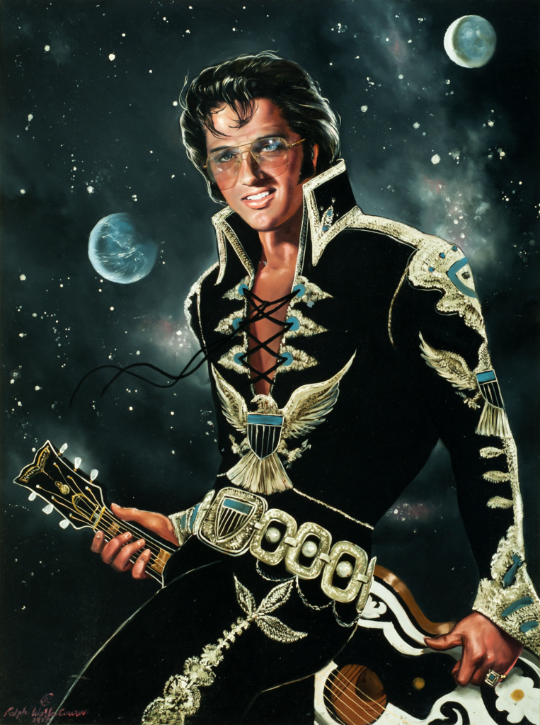 Elvis Presley "Moonlight Blues" Oil